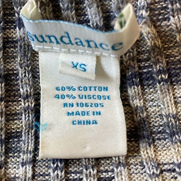 Sundance Blue Create Beauty Henley V neck ribbed thermal XS - Picture 8 of 8